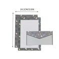 thumbnail image 3 of Fasiaou 9 PCS Stationery Set with Envelopes,6 Writing Paper+3 Envelopes,Cute Lined Stationery Paper for Writing Letters Invitations Poem Office School Supplies, 3 of 5