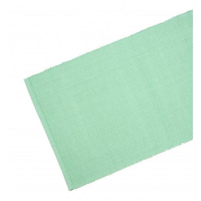 13 x 54 in. Ribbed Table Runner, Lime Green