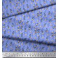 thumbnail image 3 of Soimoi Velvet Fabric Moroccan,Stripe & Beetle Insects Decor Fabric Printed Yard 58 Inch Wide, 3 of 3