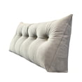 thumbnail image 1 of Noehoiugi Dorm Triangular Headboard Bolster Pillow - Twin Size Body Pillow For Sitting Up In Bed, Back Support Cushion, 1 of 5