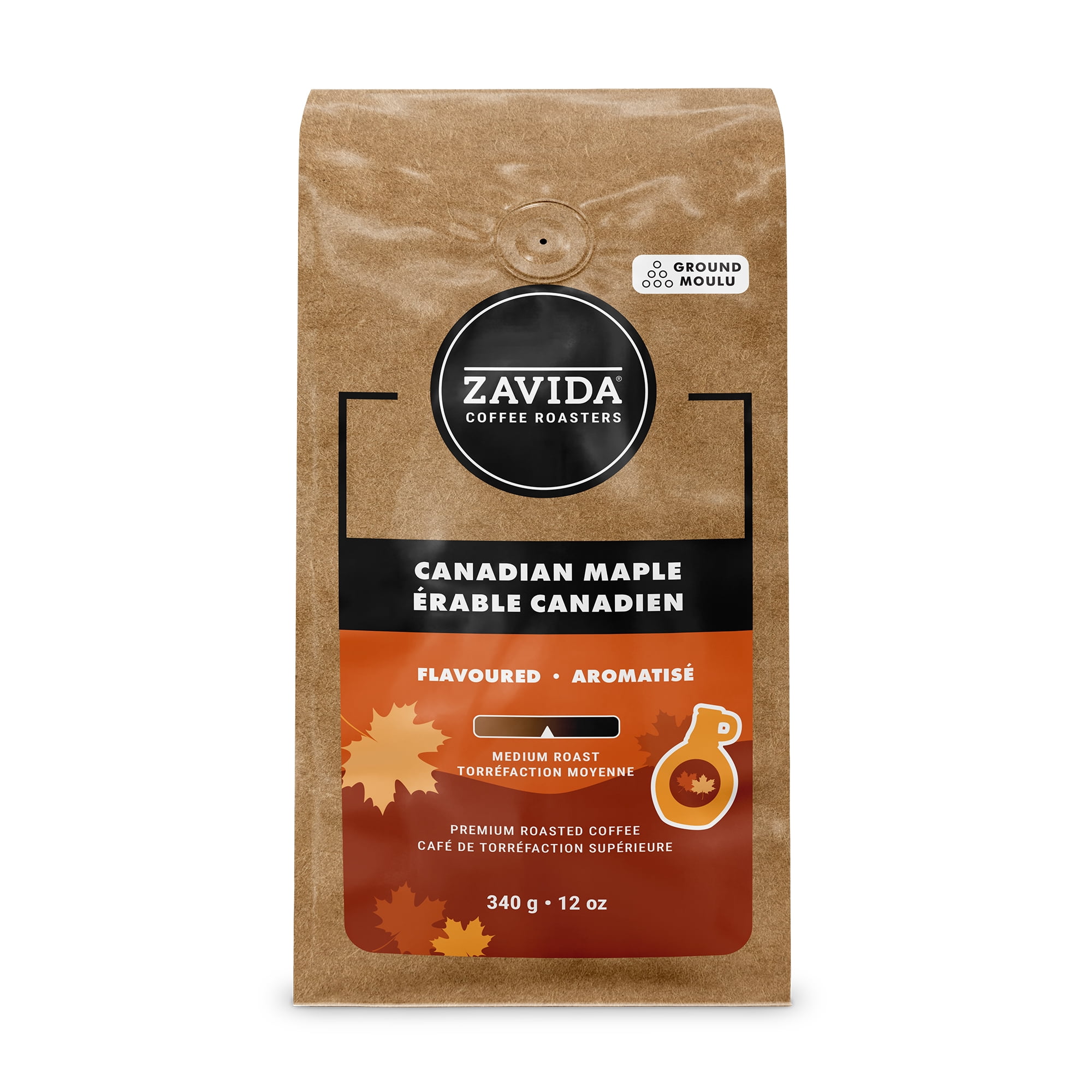 Café Moulu Zavida à l’Érable Canadien 340g
