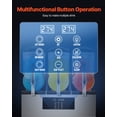 thumbnail image 4 of KFFKFF Commercial Slushy Machine, 12Lx3 Triple Tank Frozen Drink Machine, 144 Cups Stainless Steel Margarita Smoothie Frozen Drink Maker, Slushie Maker, 4 of 9