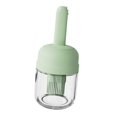 thumbnail image 4 of yuksok 4X Glass Kitchen Olive Oil Bottle with Silicone Brush for Cooking Frying Baking, 4 of 9
