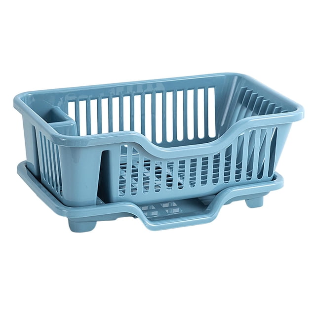 Dish Storage Rack Multifunctional with Drain Tray Utensil Dish Strainers Organizer Rack Dish Rack and Drainaboard Set for Kitchen