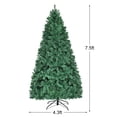 thumbnail image 2 of Costway 7.5Ft Pre-Lit Hinged PVC Artificial Christmas Tree w/ 400 LED Lights & Stand New, 2 of 9