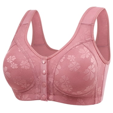 Cameland Soutiens-Gorge pour Femmes, Soutiens-Gorge Confortables à Fermeture avant Sans Armatures pour Femmes Âgées