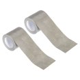 thumbnail image 1 of Unique Bargains Ruban de Réparation pour Cuir 2,2 Pieds X 30 Pieds, Patch Texturé Réaliste en Cuir Autocollant, Gris, 1 of 5