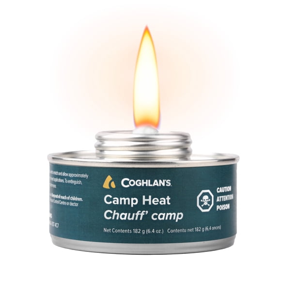 Coghlan's Camp Heat Portable Diethylene Glycol Canned Fuel for Camping, Emergency Cooking