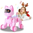 thumbnail image 2 of Jouet Chat Robot Interactif Dansant avec Télécommande, Animal STIM Programmable avec Musique et Cascades, Cadeau pour Enfants de 6 à 12 Ans, 2 of 9