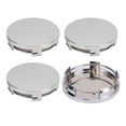 thumbnail image 2 of Wheel Center Hub Caps 4PCS 60mm Stylish Durable ABS Metal Universal Car Rim Cover for Vehicle Tyre Protection and Decoration, 2 of 7