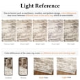 thumbnail image 3 of BERTHMEER 8'x10' Area Rugs for Living Room Bedroom Dining Room Office Farmhouse Kitchen Clearance Abstract Distressed Contemporary Modern Machine Washable Large Indoor Rugs Carpets, Brown&Yellow, 3 of 7
