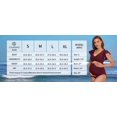 thumbnail image 2 of Ruffled V Neck 1 Piece Swimsuit for Maternity Tie Back Bath Suit Ribbed Cut Out Swimwear, 2 of 8