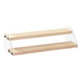 thumbnail image 1 of Acrylic Wooden Display Rack for Cupcake Collectibles Toys 2 layer, 1 of 8