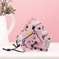 thumbnail image 4 of relayinert Children Mask Filter Cartoon Cotton Mouth Face Cover Filters Accessory 10pcs Bow tie bear 1Set, 4 of 6