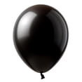 thumbnail image 1 of 12inch Black Latex Balloons, 15 Pieces, by Way To Celebrate, 1 of 3