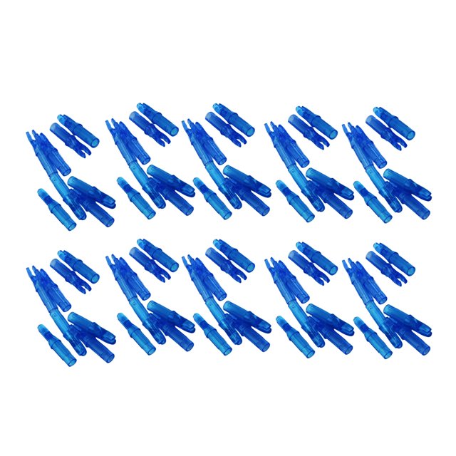 100pcs Archery Nock, Durable Plastic Insert Nocks Light Weight Nocks Replacement For Archery Bow