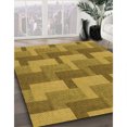 thumbnail image 3 of Ahgly Company Machine Washable Indoor Square Transitional Dark Bronze Brown Area Rugs, 8' Square, 3 of 7