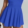 thumbnail image 5 of Miqool Robe de Golf et de Tennis pour Femme, Entraînement Athlétique, Robe d'Été, Col en V, Robe Portefeuille, Ligne A, Sans Manches, Robes Fluides, 5 of 5