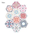 thumbnail image 2 of 10 Pcs Autocollants Décoratifs en Céramique Hexagonale Antidérapants et Imperméables, 2 of 8