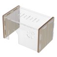 thumbnail image 4 of Miangastore Plateforme Transparente pour Hamster Cachette Nid Cachette Intérieure Maison pour Hamster Hutte pour Chinchilla Maison de Cachette Cache pour Petit Animal Nid pour Hamster Maison pour Hamster, 4 of 8