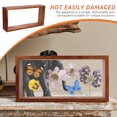 thumbnail image 4 of VERDANVERSE Dried Flower Shadow Box 画框 Light Brown Wood Acrylic Home Decor 1Set, 4 of 5