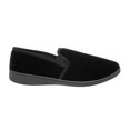 thumbnail image 3 of Zedzzz Mens Ross Twin Gusset Velour Slippers, 3 of 3