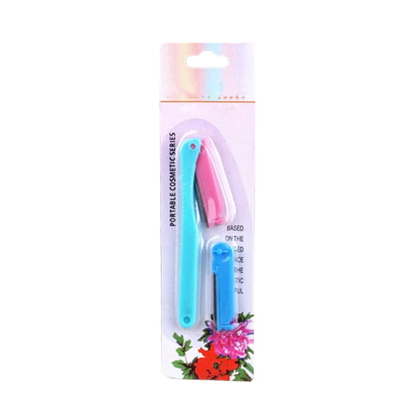 Women Facial Face Hair Removing Razor Eyebrow Trimmers Trimmers Women Folding Replaceable Shaver Random Color