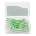 thumbnail image 1 of 22 Pcs Brosse à Gencives avec Fil Dentaire Inter-Nettoyage Vert 0,8 mm, 1 of 6