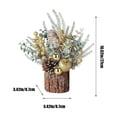 thumbnail image 3 of Birdeem Christmas Tree Artificial Christmas Tree with Christmas Decorations Pines Cones Berries Tabletop Christmas Tree for Home Room Party Winter Indoor Outdoor, 3 of 6