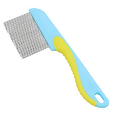Peigne pour Poils d'Animaux Brosse de Nettoyage pour Poils Outils de Perte de Poils Densité Dents Enlever les Puces M3S9
