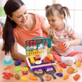 thumbnail image 2 of Lubelski 1 Set Kids Electric Simulation 2-Layer BBQ Grill Pretend Play Toy Children Kitchen Barbecue Toy Set with Light Mist, 2 of 7