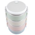 thumbnail image 3 of Boîte à Lunch Thermique, MAGT Boîte à Lunch Thermique en Acier Inoxydable Boîte Bento Thermique Portable Multicouche Récipient de Nourriture Thermique Étanche (4 Couches 2800 ml), 3 of 8