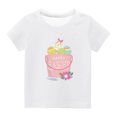 thumbnail image 1 of Chandails pour Filles Tout-Petits Enfants Garçons Filles Mignon Col Rond Imprimé Manches Courtes Haut, 1 of 1