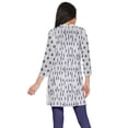 thumbnail image 3 of Moomaya Kurtis Courtes à Col Montant en Poly-Crêpe pour Femmes, Haut de Robe Imprimé, 3 of 5