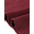 thumbnail image 5 of INSPIRE CHIC Robe Midi en Tricot pour Femme 2023 Automne Hiver à Manches Longues, Découpes, Col Rond, Blocs de Couleur, Ourlet Fendu, Rose-Rouge Vin TG, 5 of 5