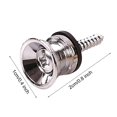 thumbnail image 3 of Birdeem Guitar Strap Button Guitar Strap Buttons Guitar Strap Peg Universal Guitar Strap Locks Nails Buttons Strap Buckle Screws 2Pc, 3 of 12