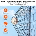 thumbnail image 3 of VEVOR Baseball Batting Netting, Professional Softball Baseball Batting Hitting Training Net, Practice Portable Pitching Cage Net, Heavy Duty Enclosed PE Netting, 35FT (NET ONLY), 3 of 9