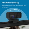 thumbnail image 4 of Kensington W1050 1080p Fixed Focus Wide Angle Webcam (K80250WW), 4 of 5