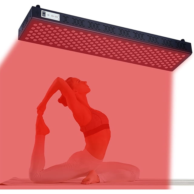 LED Red & Near-Infrared Light Panel for Face & Full Body – Multi-Wavelength Wellness Light with Timer & Stand – Portable Home Use Device for Skin Comfort & Relaxation