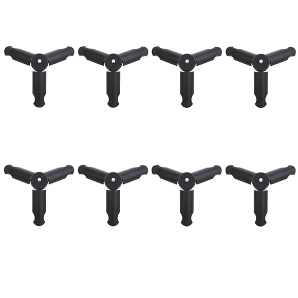 8PCS Foldable Phone Tripod 1/4 inch Screw Portable Tabletop Tripod Camera Holder