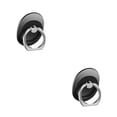 thumbnail image 3 of crativent Support Ovale pour Téléphone Intelligent et Téléphone Intelligent, Support de Téléphone Cellulaire Intelligent Rond, Prise, Support de Voiture, Noir, Ensemble de 2, 3 of 6