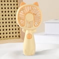 thumbnail image 3 of Cute Cat-Shaped Handheld Fan, USB Rechargeable Mini Fan, 3-Speed Portable Fan for Kids & Students, 3 of 6