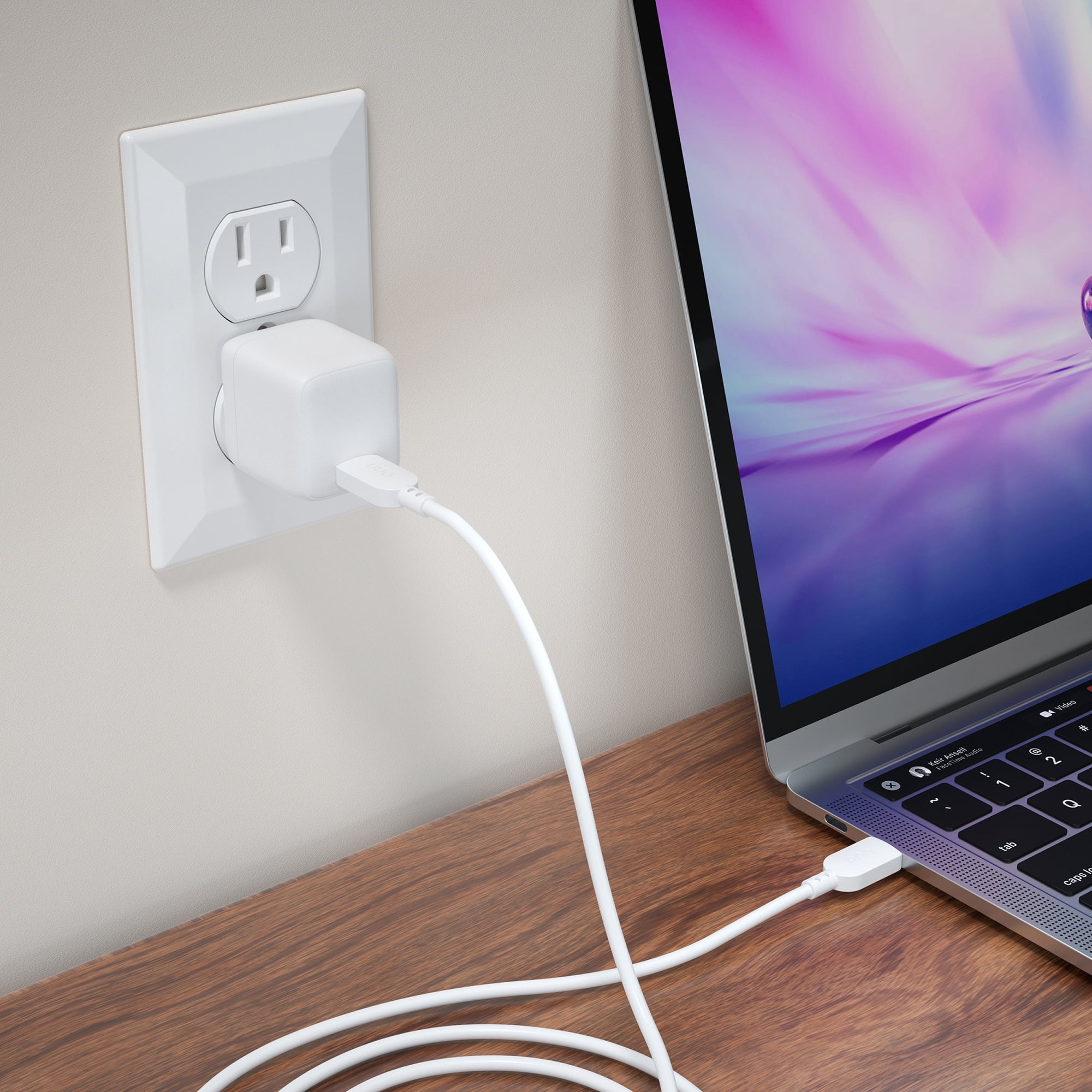 Chargeur mural compact certifié USB-C à chargement rapide avec Power Delivery de 30 W d’onn.