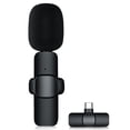 thumbnail image 1 of microphone Cravate Sans Fil Adapté aux Réunions, Cours en Ligne, Jeux, performances en Direct, mini microphone Sans Fil compatible avec iPhone et Android, 1 of 8