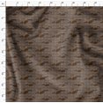 thumbnail image 4 of Soimoi Poly Georgette Fabric Text & Chocolate Food Fabric Prints by Yard 42 Inch Wide, 4 of 6