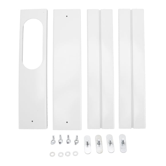 Air Conditioner Window Kit, Isolate Hot Air Portable Universal Adjustable AC Window Sealing Panel Safe Keep Cool For Home