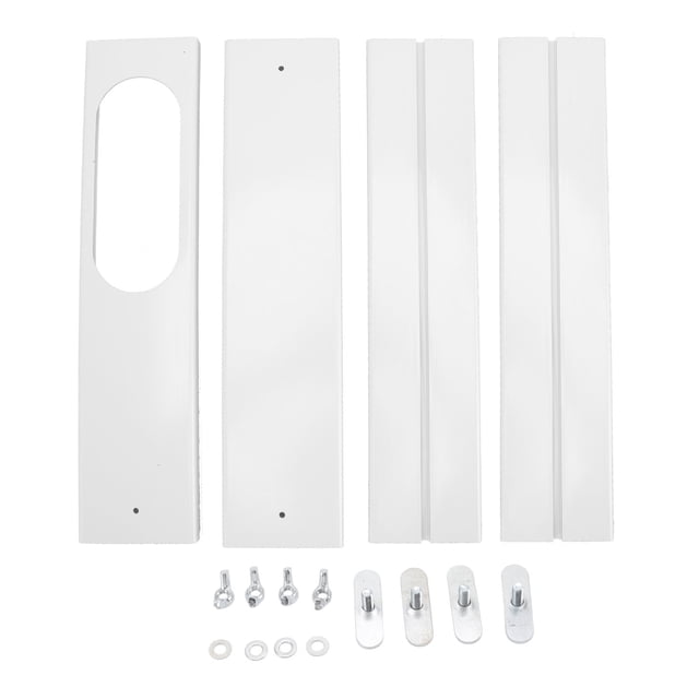 Air Conditioner Window Kit, Isolate Hot Air Portable Universal Adjustable AC Window Sealing Panel Safe Keep Cool For Home