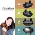 thumbnail image 3 of Heaflex Dog Training Electric Collar 2600ft Remote 4 Modes Light Beep Vibration Shock Waterproof 2 Dogs, 3 of 8