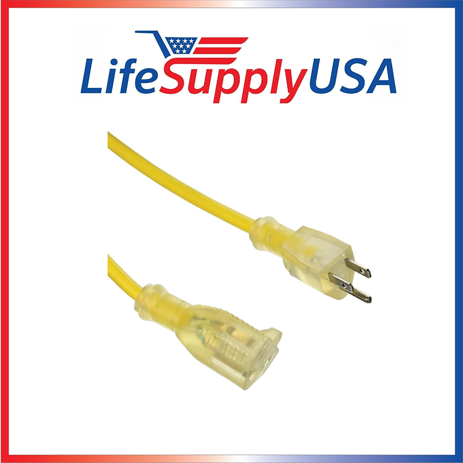 12/3 6 ft. SJTW Lighted End Heavy Duty Extension Cord (6 ft.)