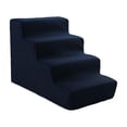 thumbnail image 1 of Dog Stairs Pet Steps Ramp Puppy Stairs Convenient Cat Stairs Dog Steps Removable 4 Steps Dark BLue, 1 of 9